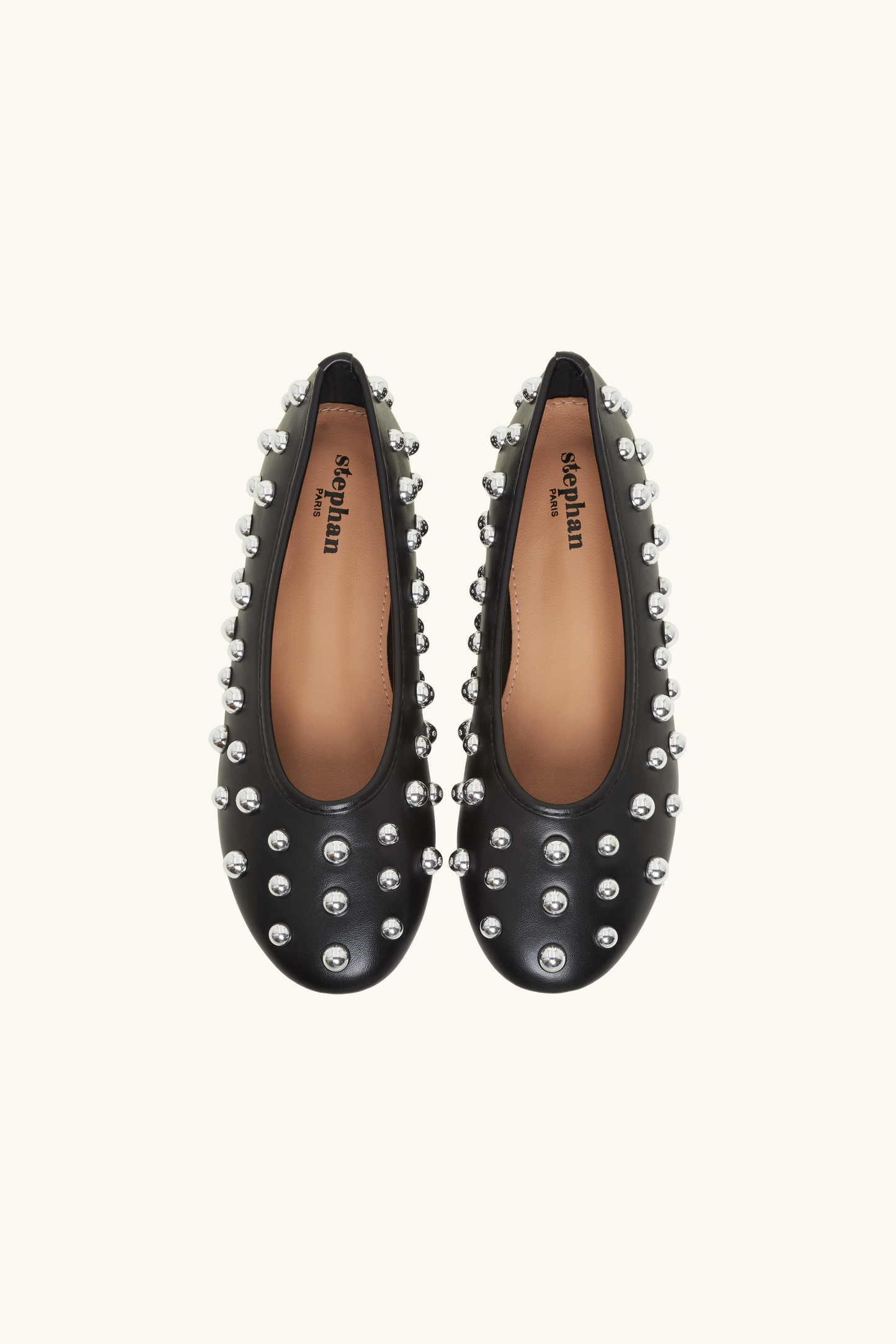 Holded black ballerinas