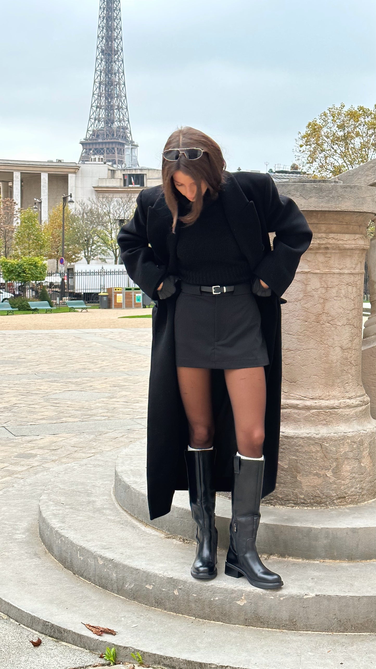 Bottes tubulaires noires