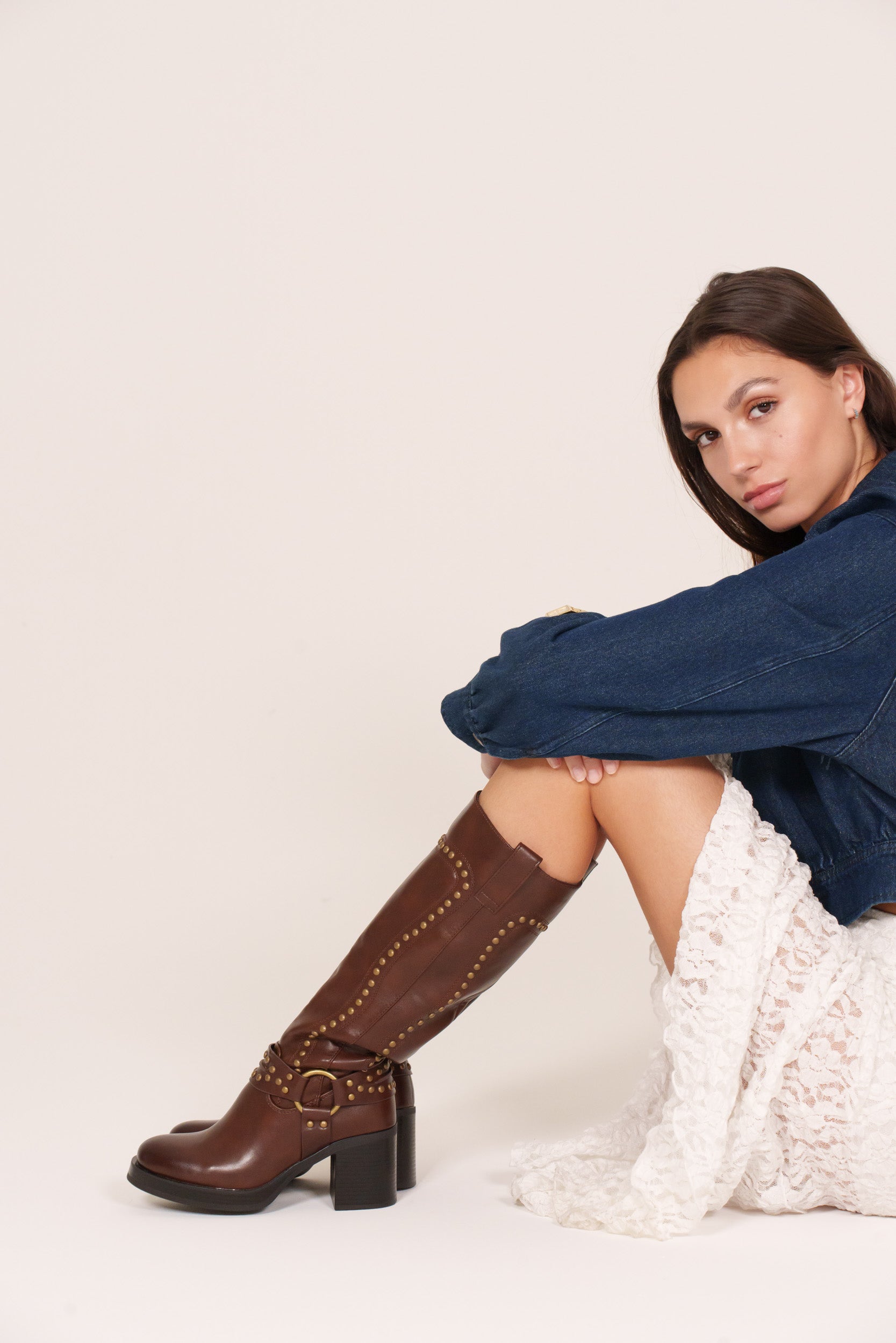 Bottines Marron Look Avec Bottes Tenue Avec Bottes Hautes Marron