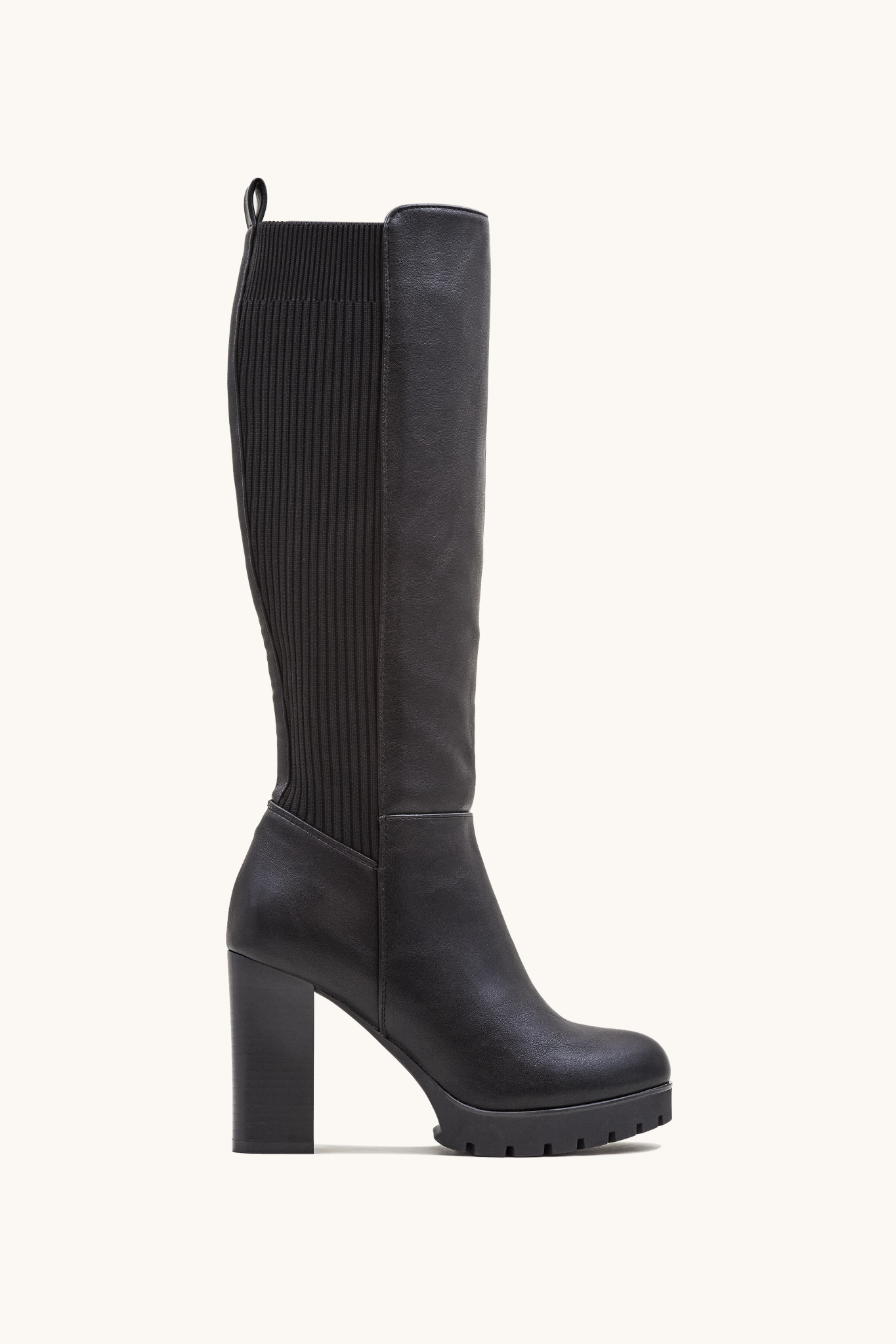 Bottes talons mi hautes