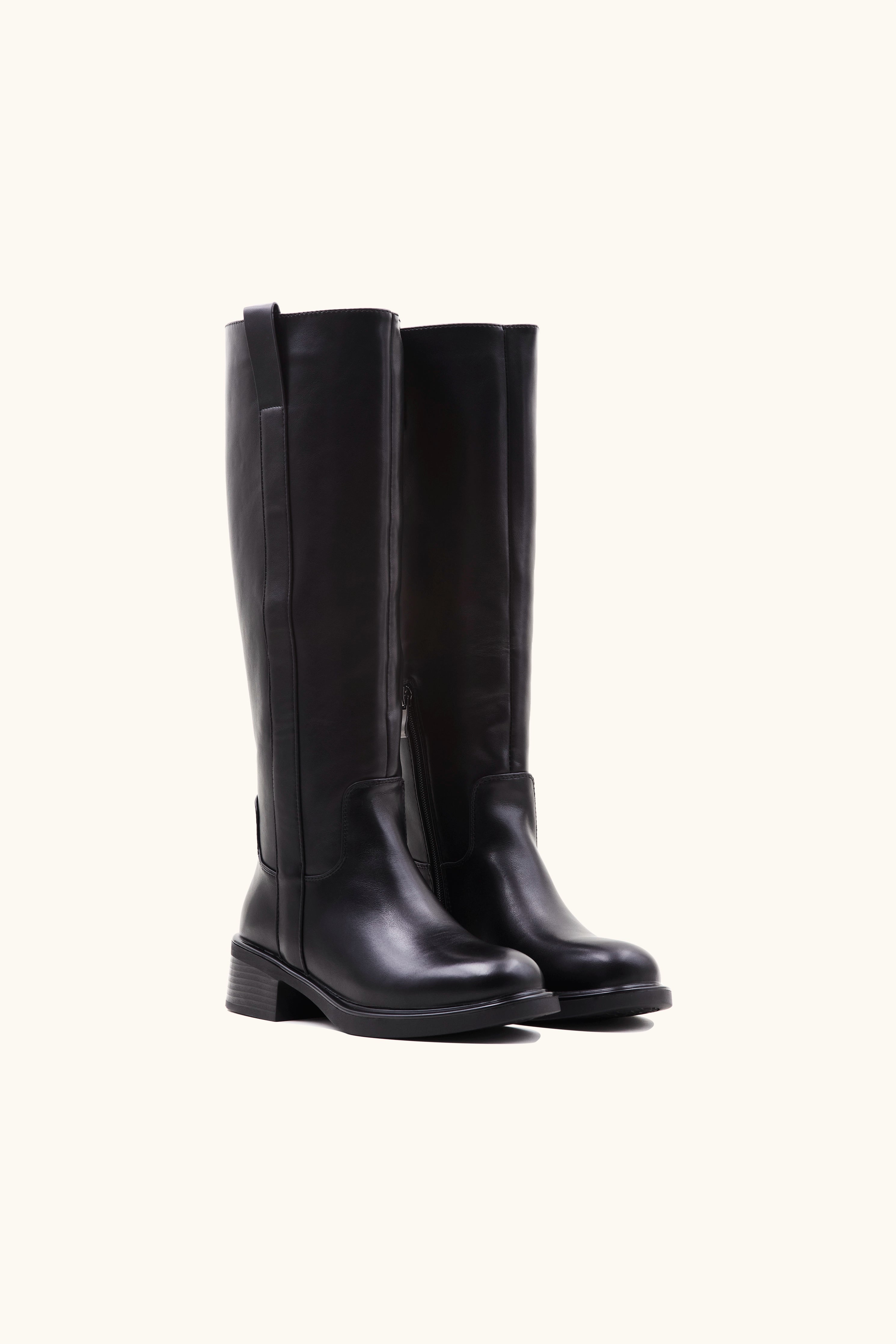 Bottes tubulaires noires