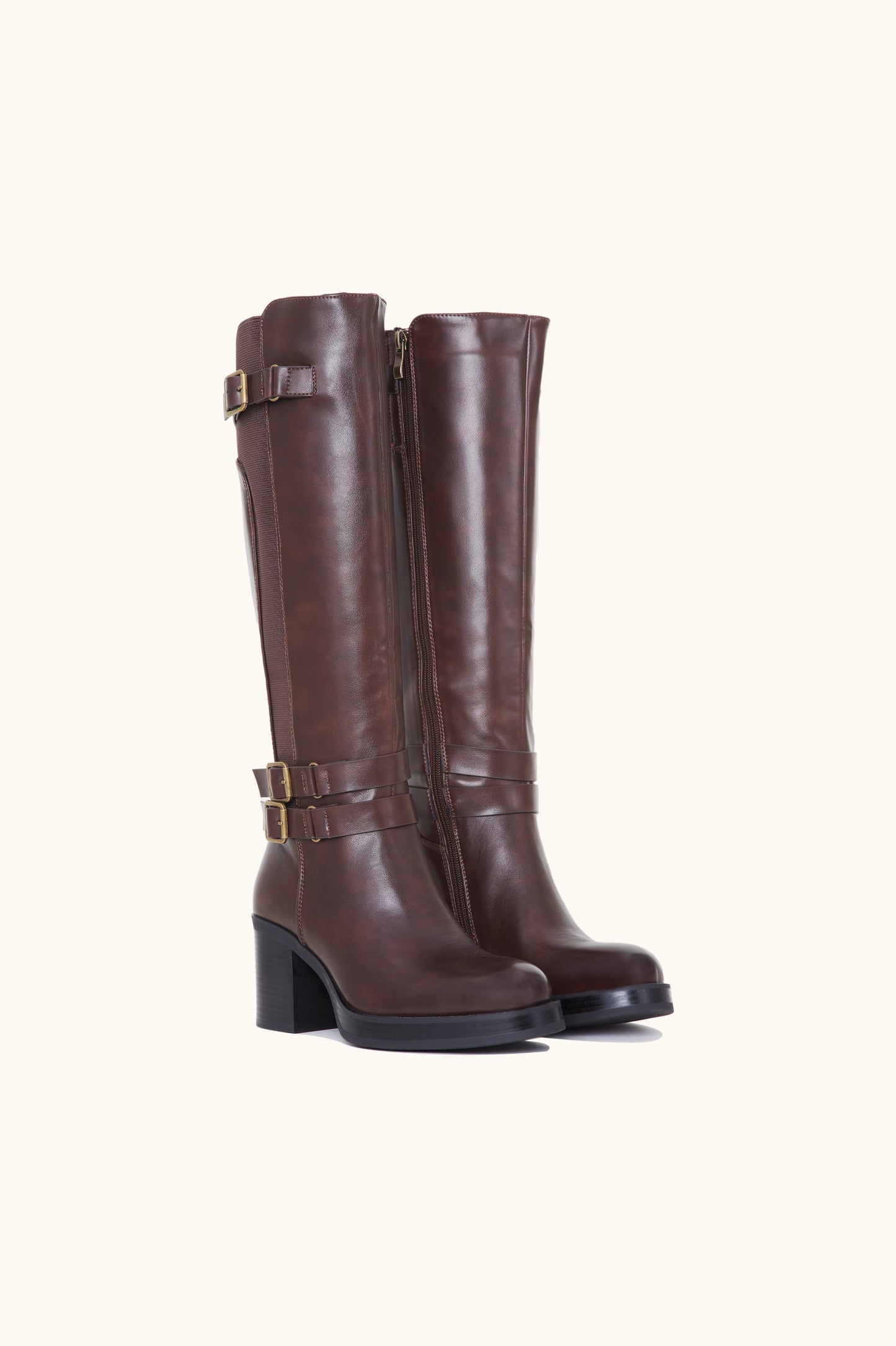 Catwalk Bottes à lacets Marron Catwalk Bottes à lacets Marron