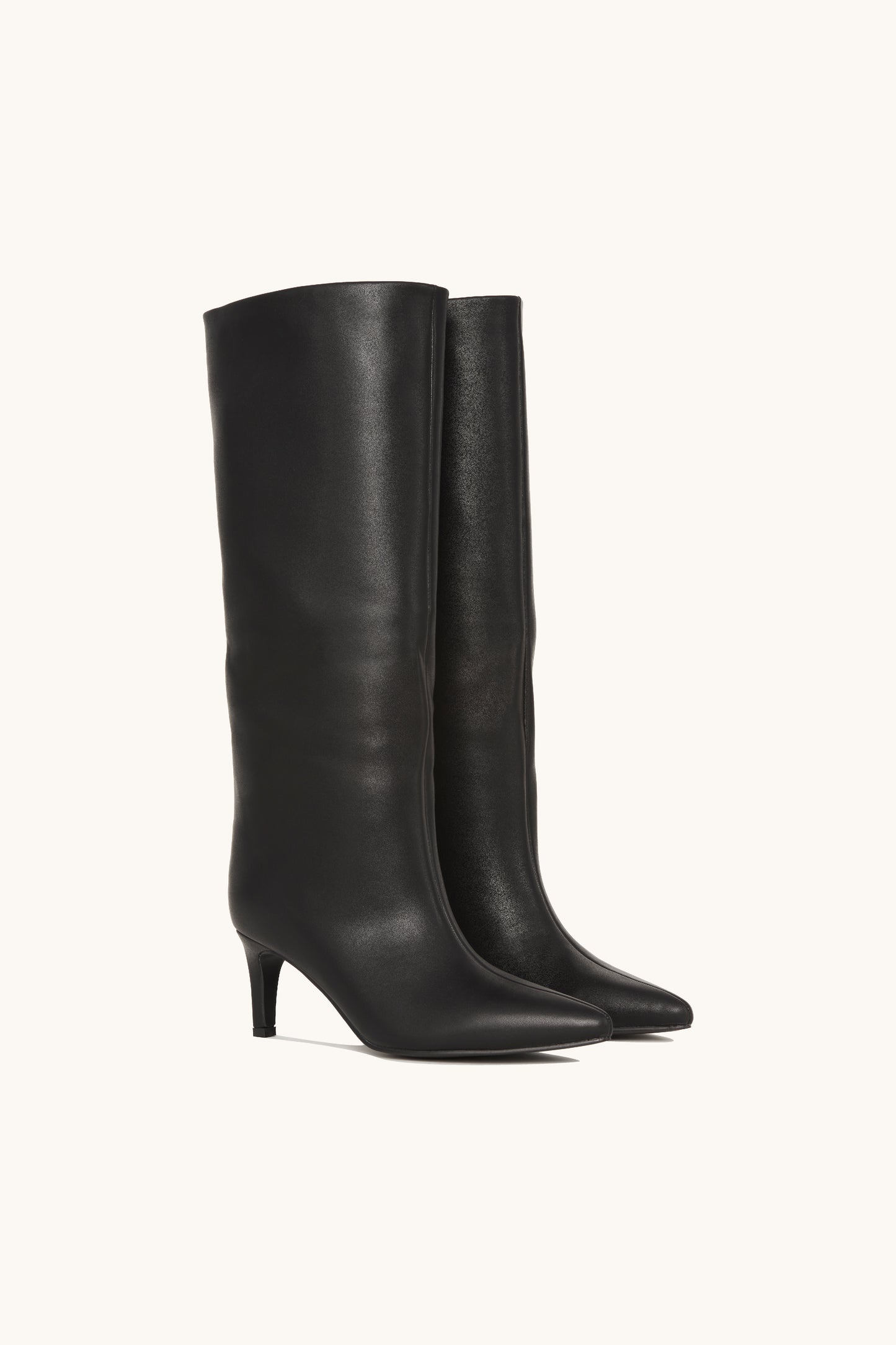 Bottes noires à talon fin - Serena
