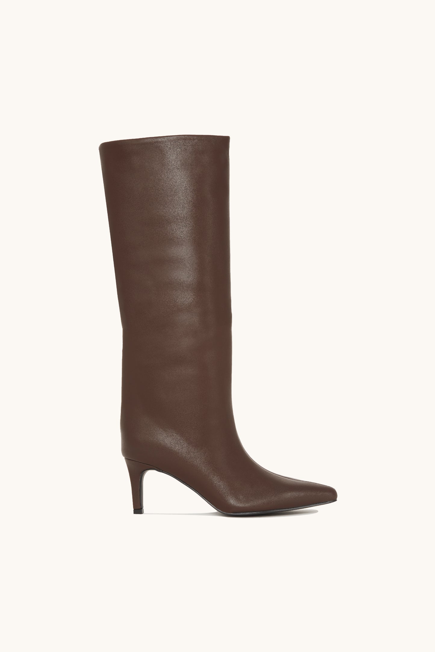 Bottes marrons à talon fin - Serena