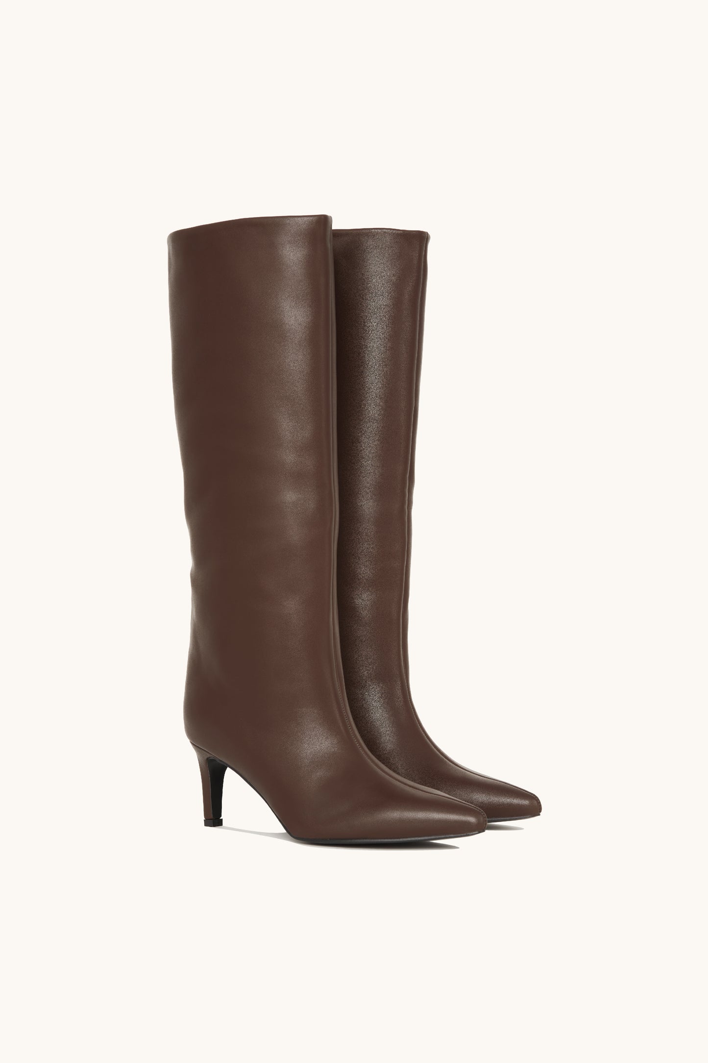 Bottes marrons à talon fin - Serena