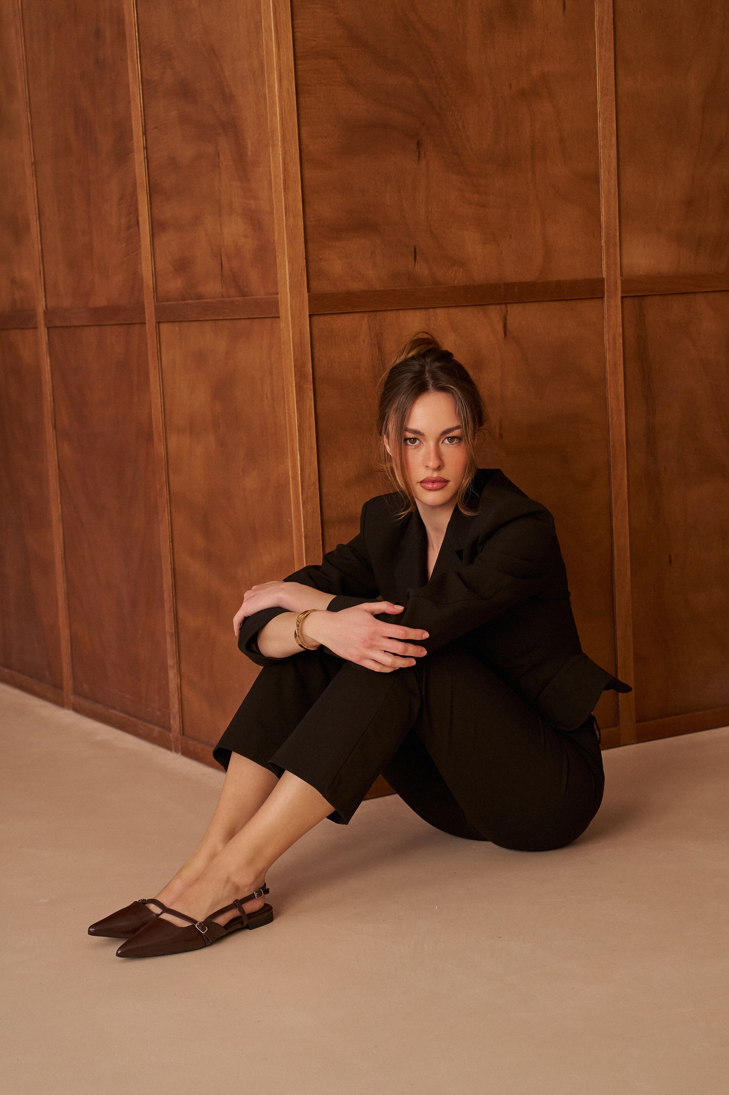 Ballerines slingback pointus à brides  Blair