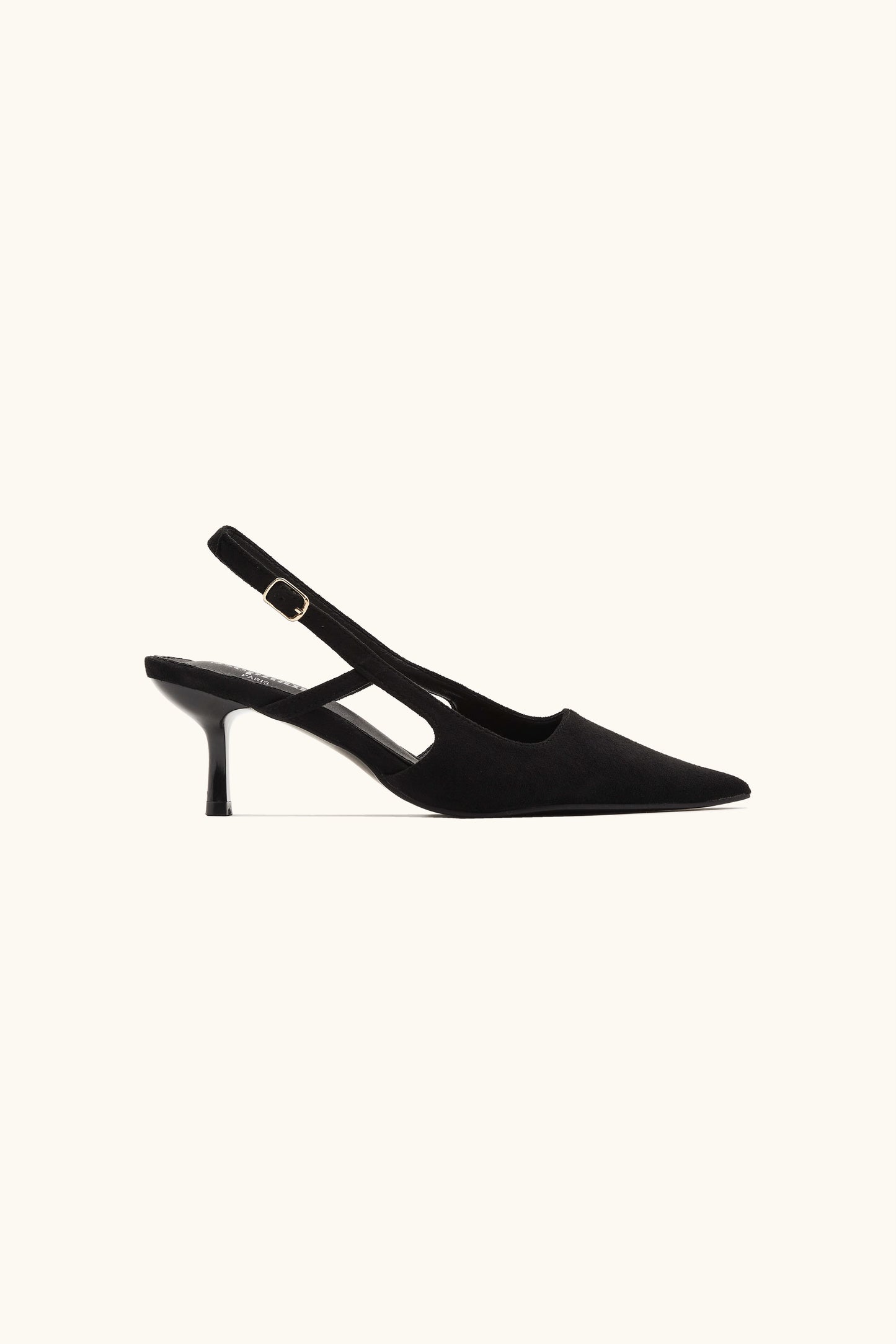 Escarpins femme en suédine noirs