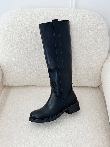 Bottes tubulaires noires