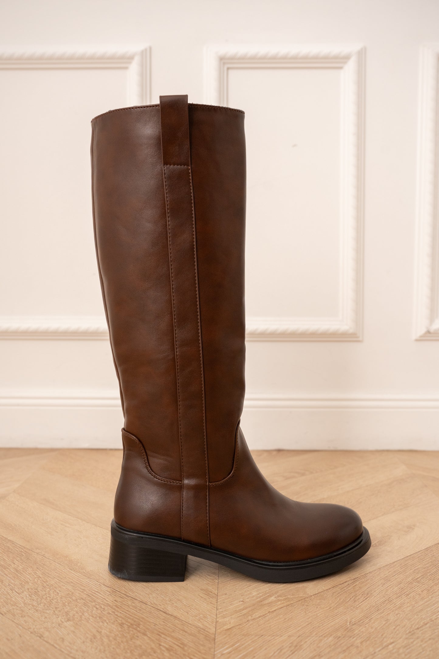 Bottes tubulaires marron