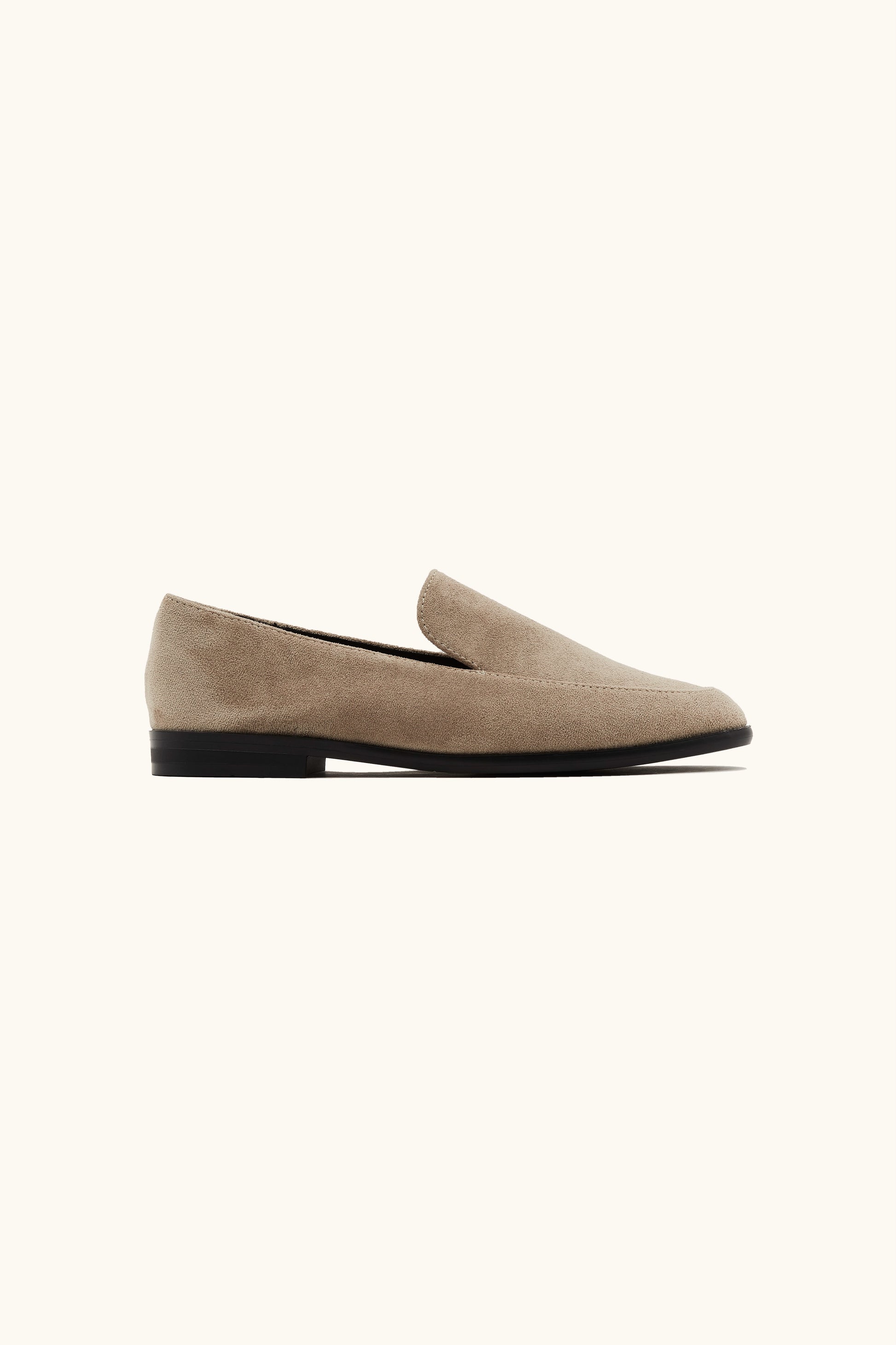 Mocassins soft en suédine khaki