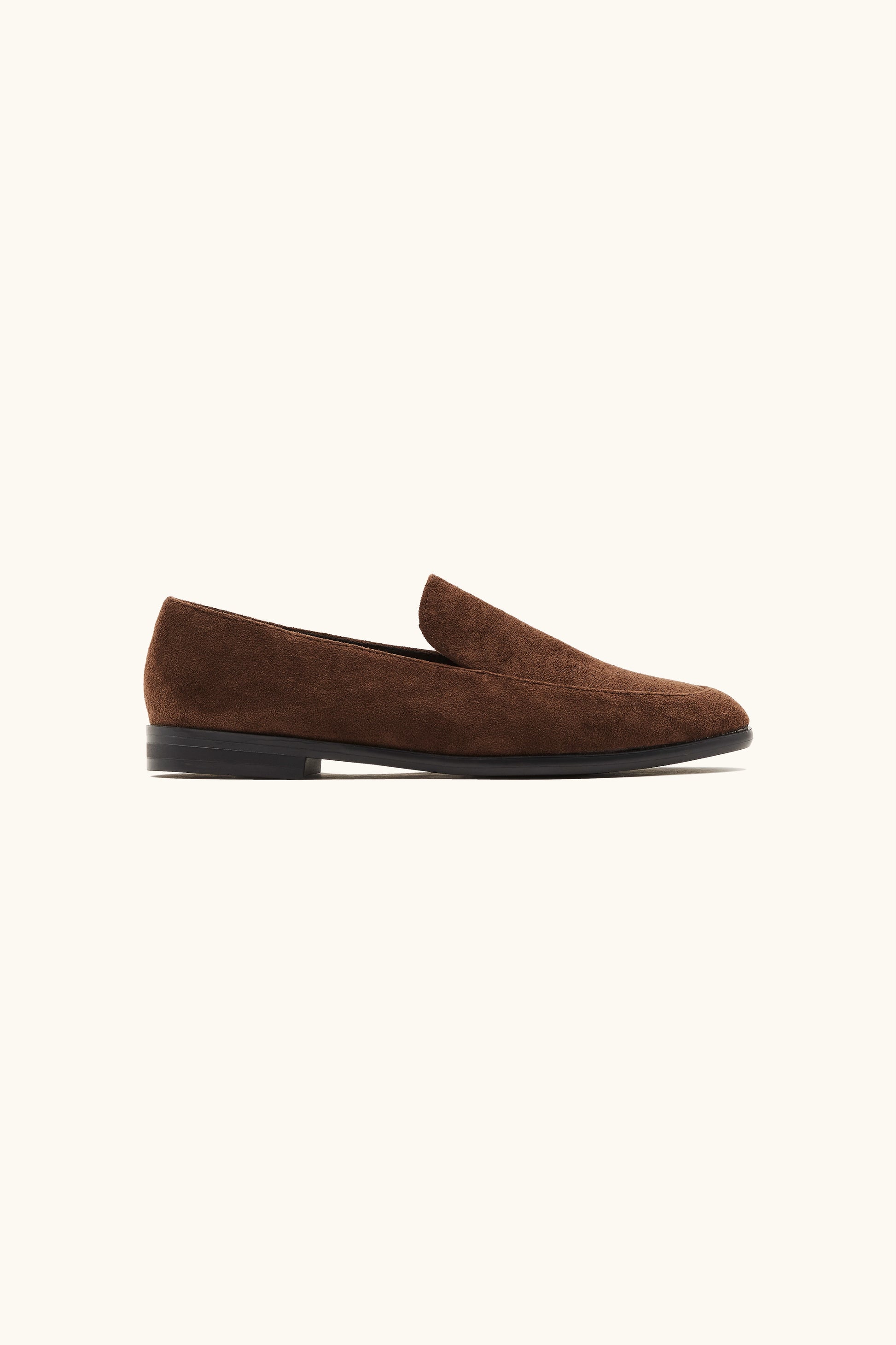 Mocassins soft en suédine marron