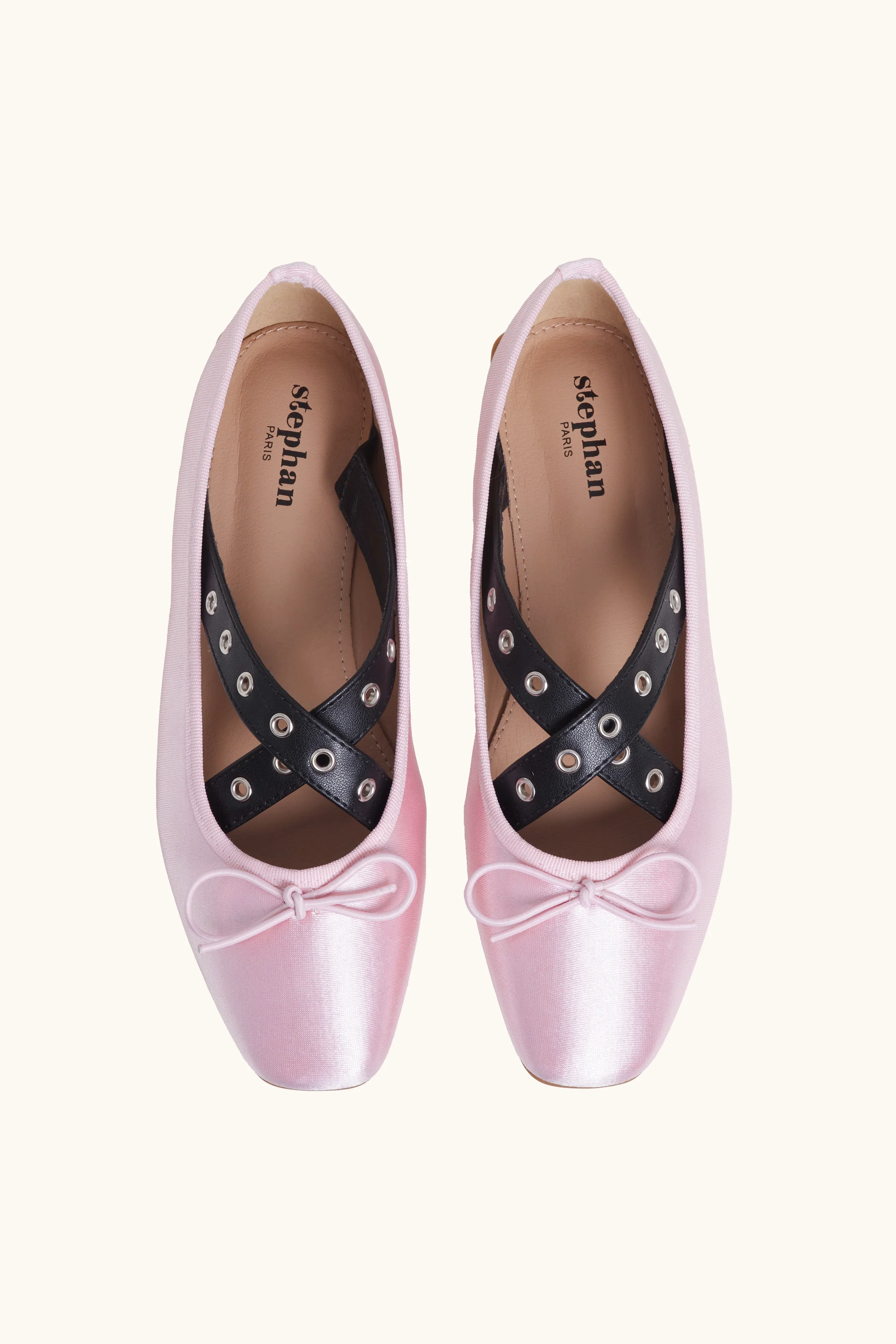 Brillabenny Ballerines Bébé Croix De Cristal - Chaussures Baptême Dentelle Blanche - Fabriquées à La Main