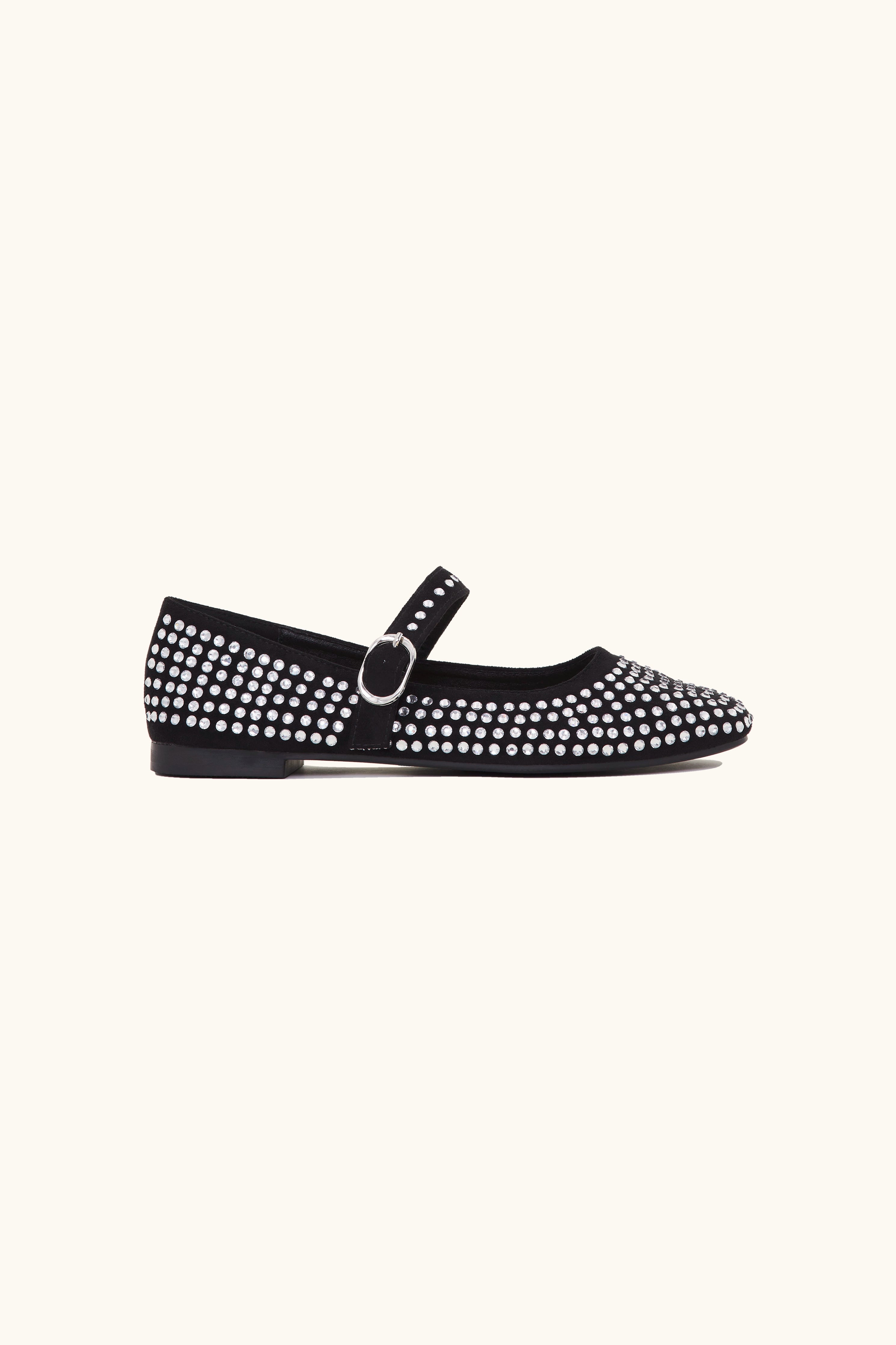 stephan Ballerines à strass noires