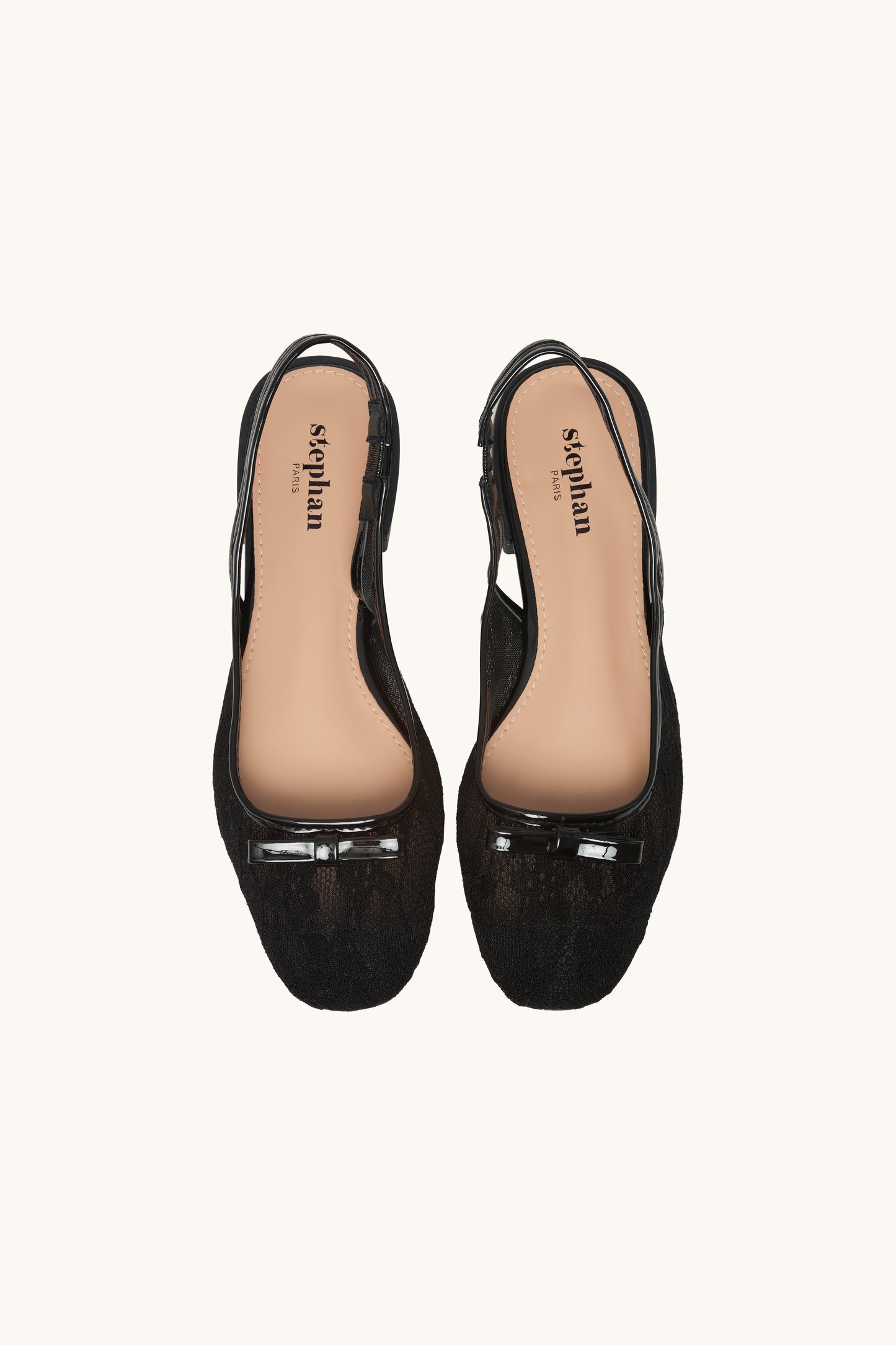Ballerines slingback en dentelle à noeud  Victoria