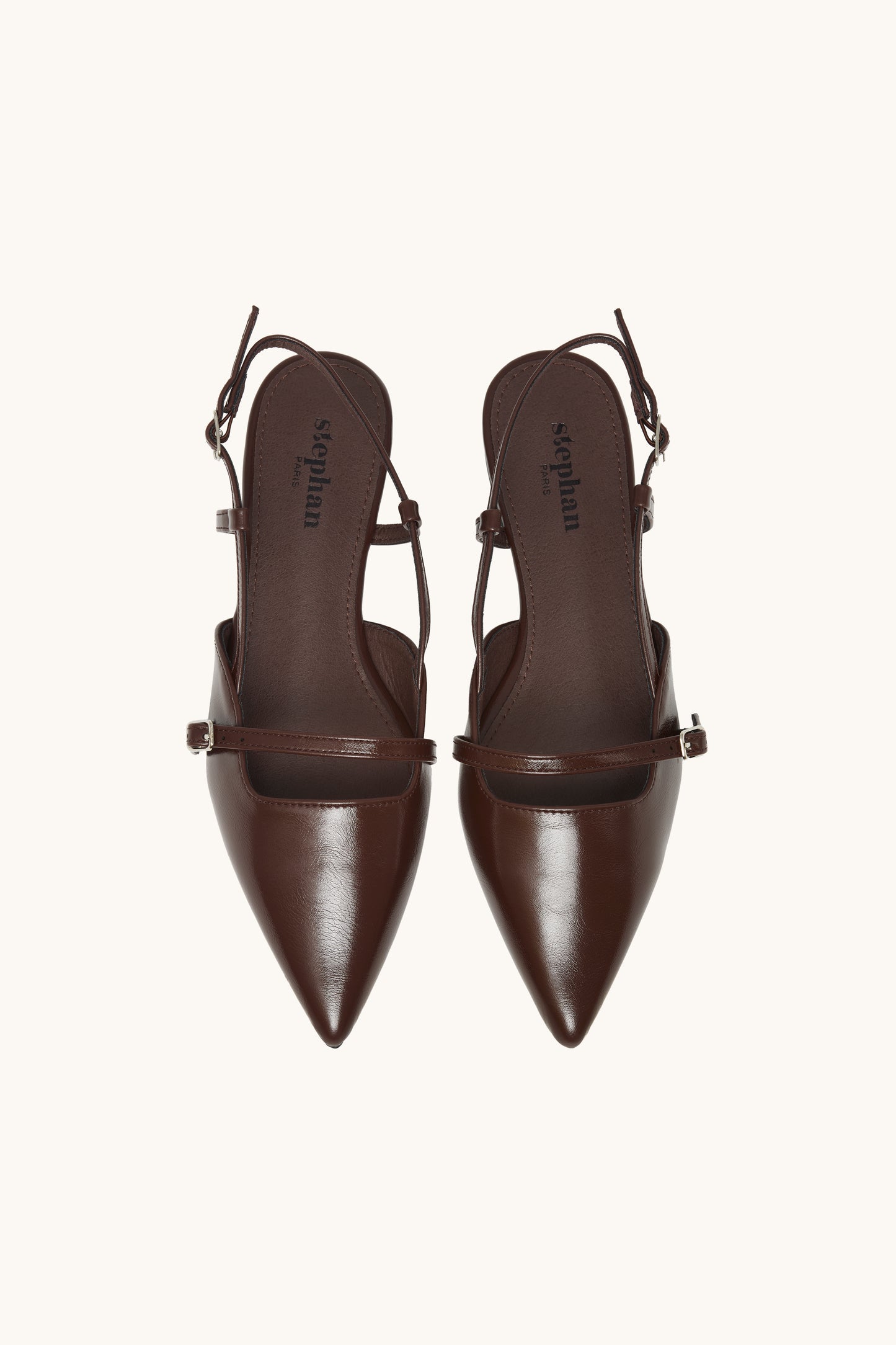 Ballerines slingback pointus à brides  Blair