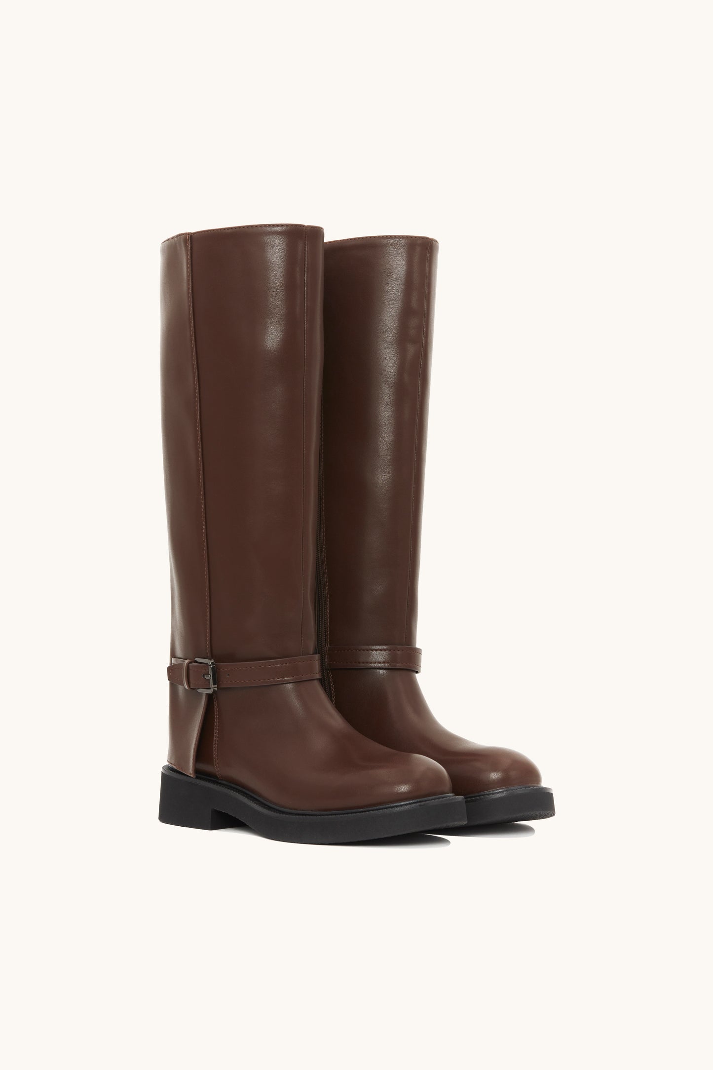 Bottes cavalières marrons