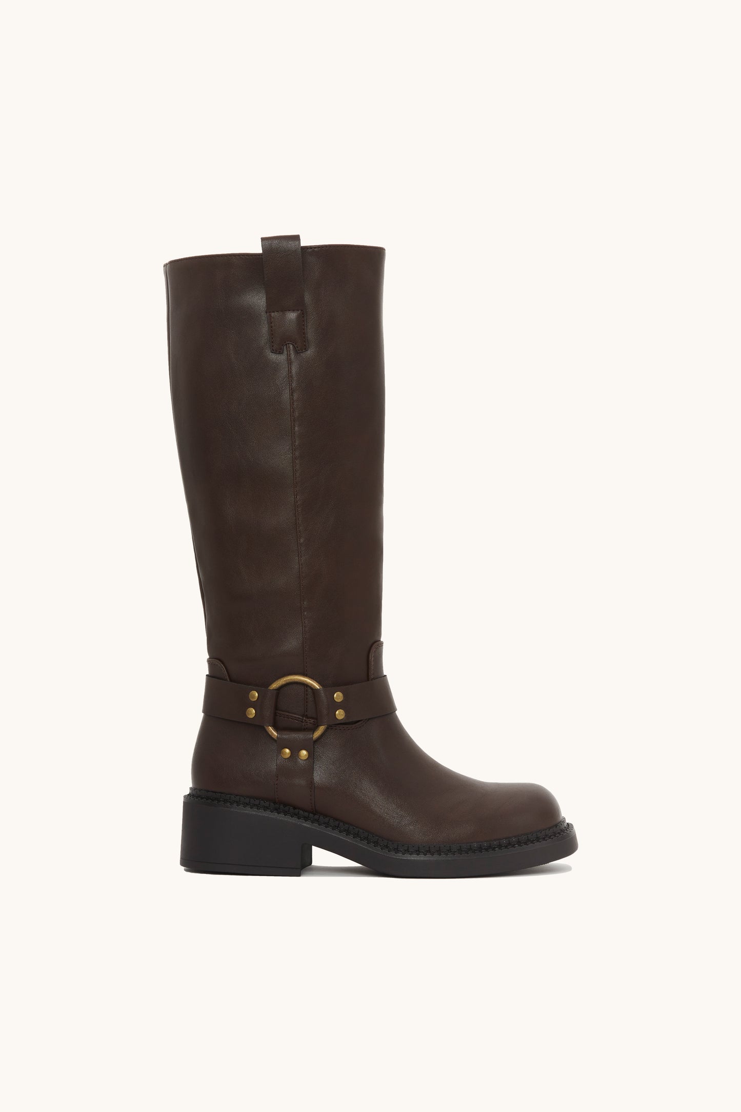 Bottes bikers marrons