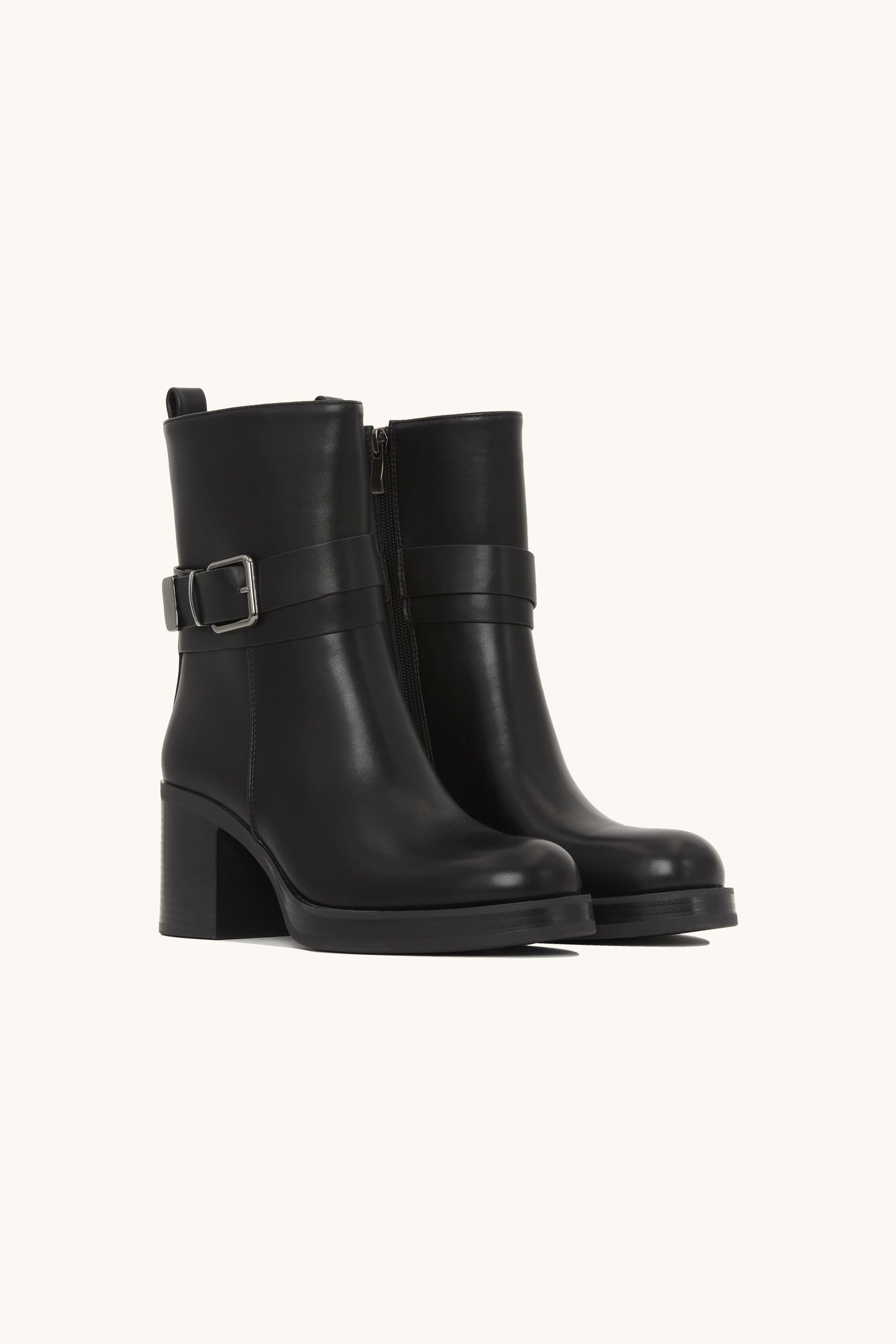 Bottines à talon noires