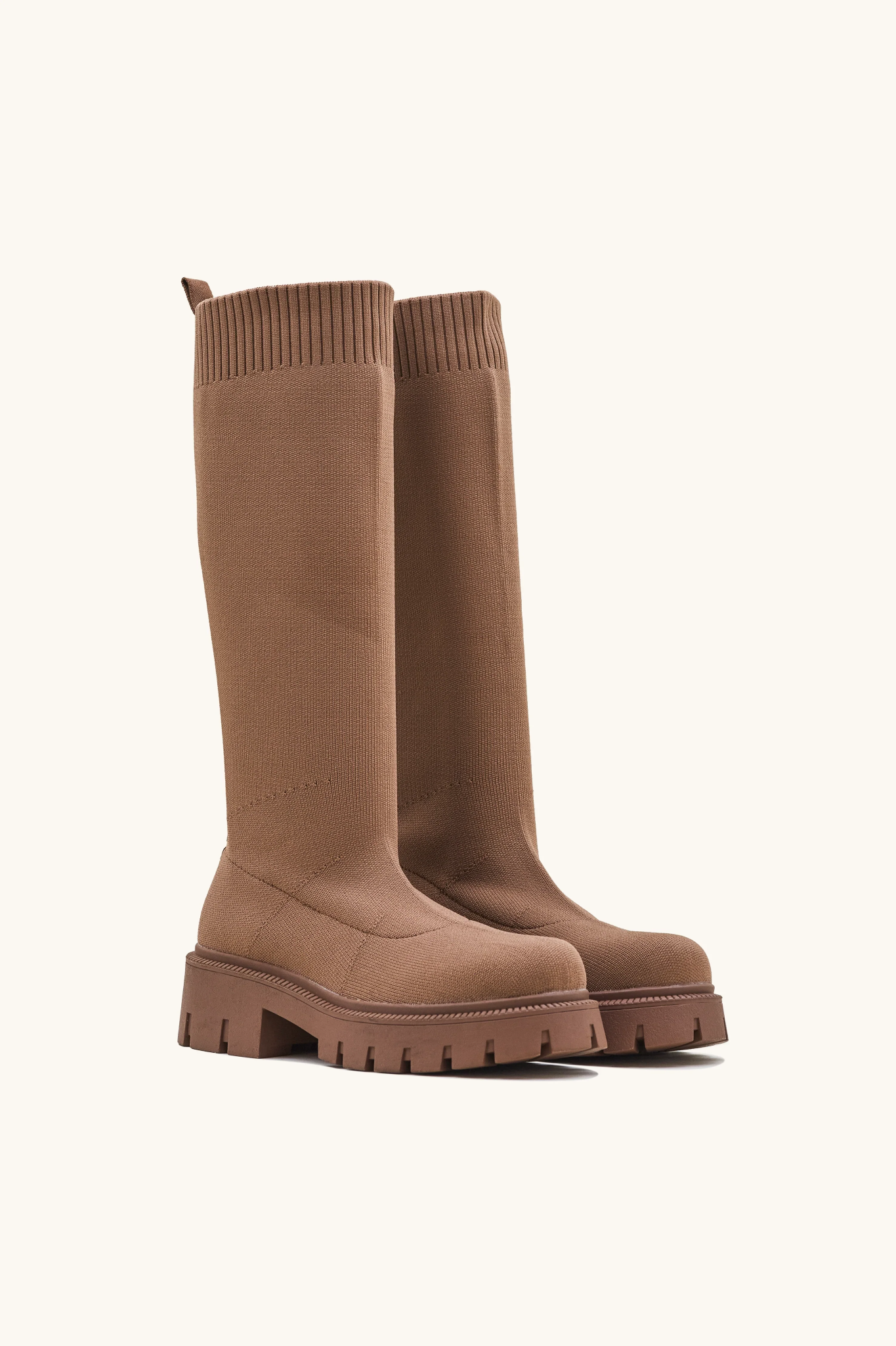 Bottes top chaussettes zara