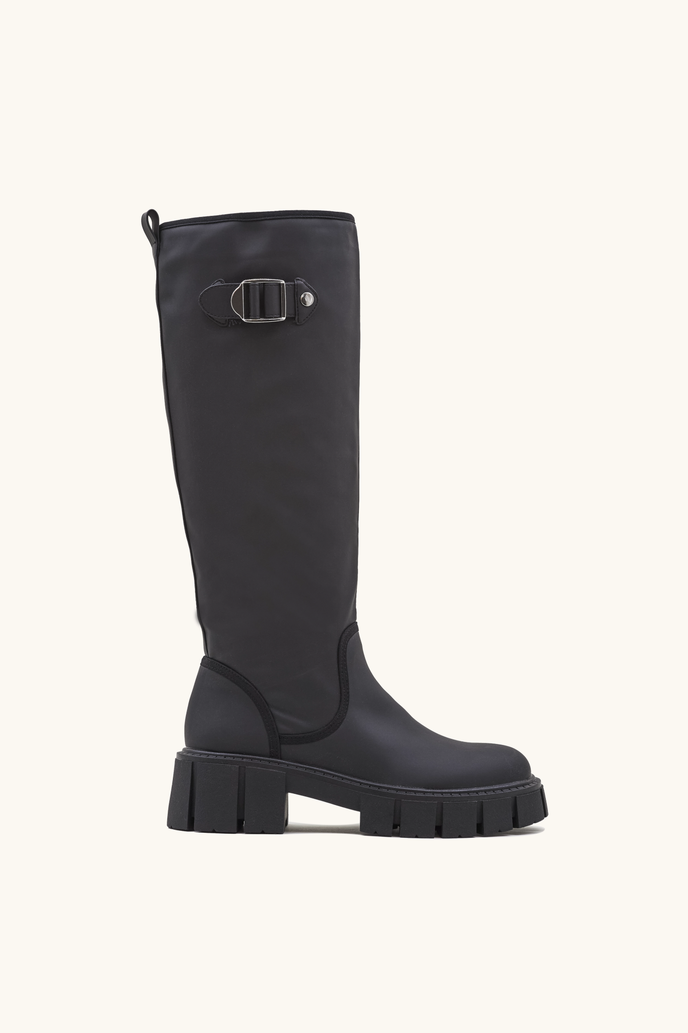 stephan Bottes de pluie crantées noir