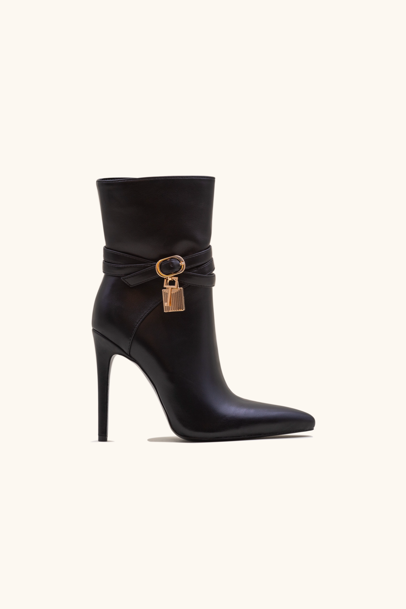 stephan Bottines à talons lock noires