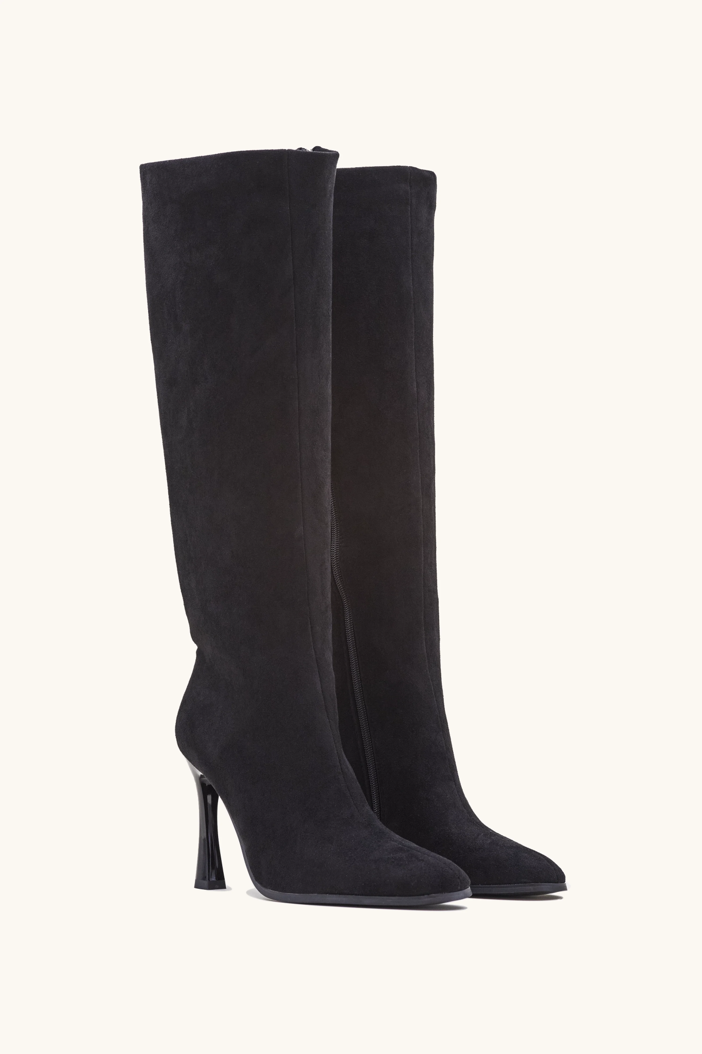 Bottes suedine noir sales